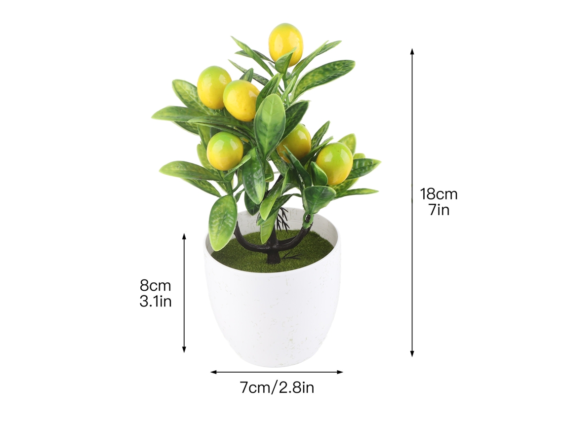 Planta Artificial Em Vaso (decoração Interna, Ornamento De Mesa) Eoocoo