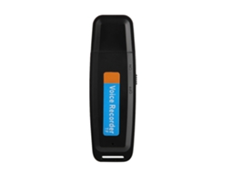 Unidade Flash Usb, Gravador de Voz Digital, 32 Gb, Preto YANYXR