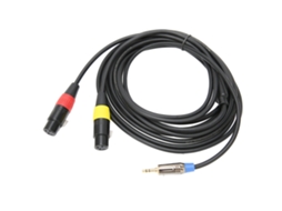 Conector Splitter 3.5mm para Xlr Fêmea LAXISCREED