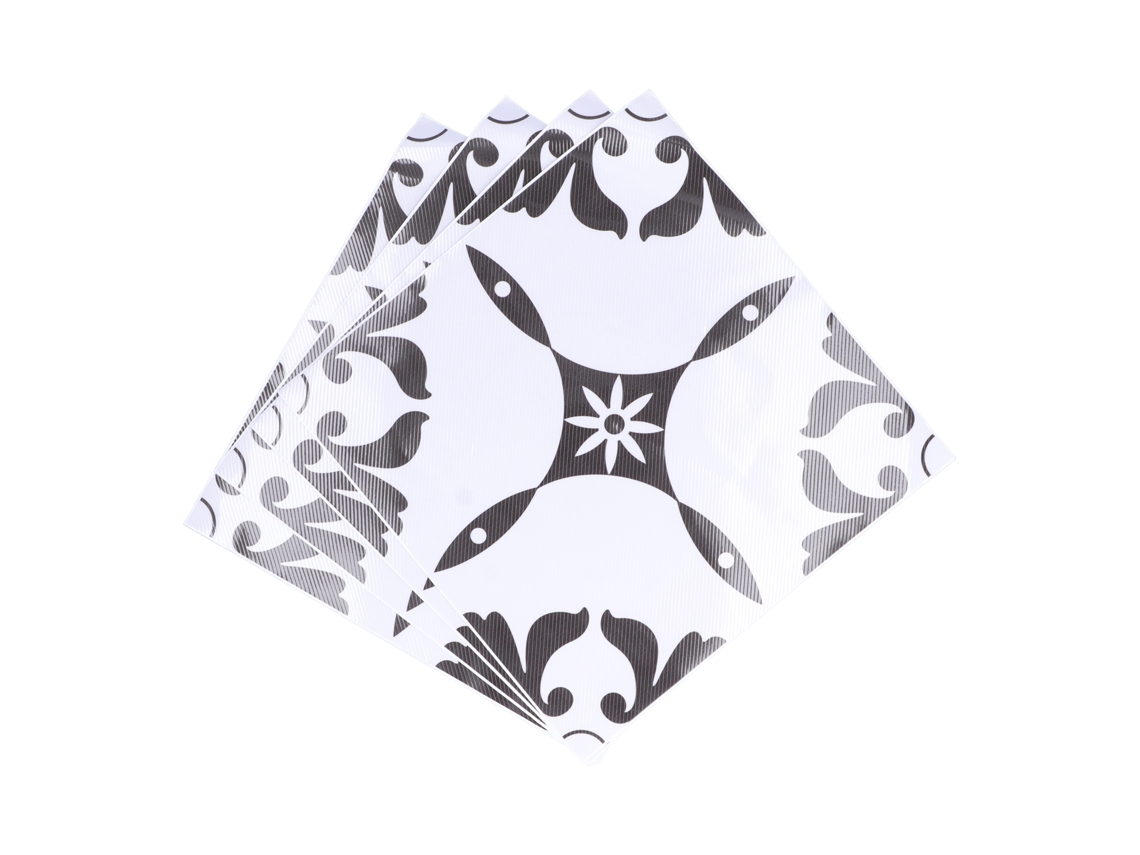 Laxiscreed Kit De 4 Adhesivos Decorativos Para Parede E Piso Para Casa De Banho E Sala De Estar