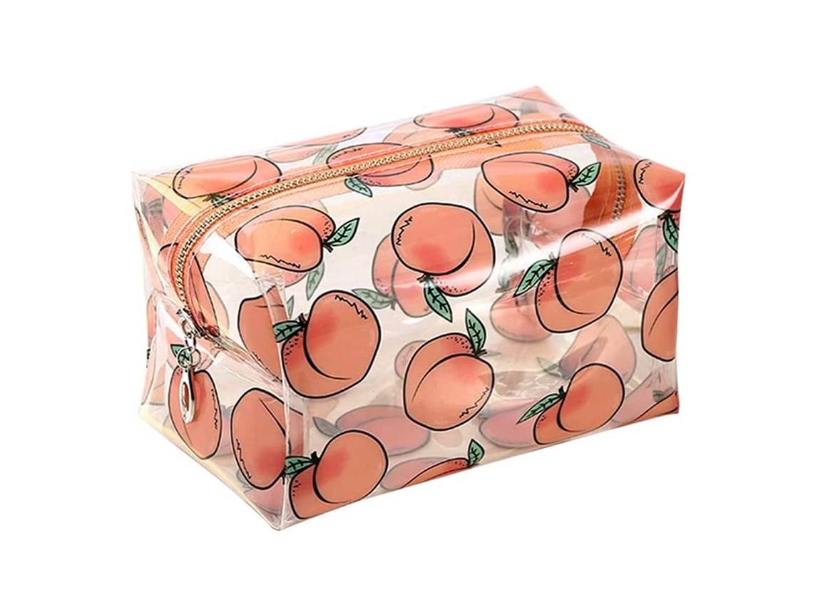 Nécessaire de Mulher COZEVDNT Frutas Pequena Organizadorad Transparente