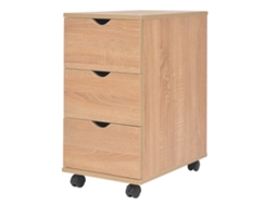 Drawer Unit, Drawer Units Vidaxl Marrom Madeira Processada (n/a)