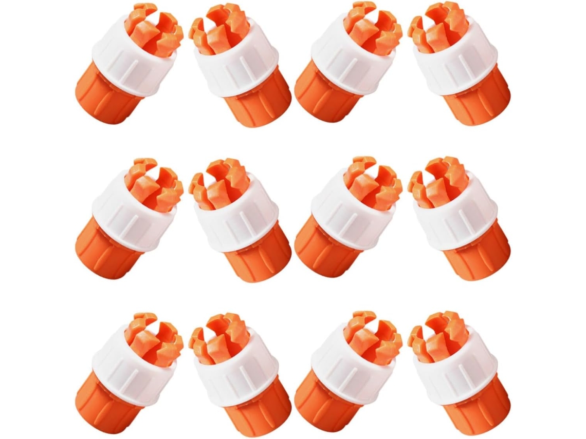 Conjunto De 50 Conexões Mangueira Pvc Laranja, Compatíveis