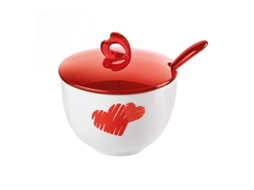 Açucareiro Com Colher Vermelho - Love GUZZINI
