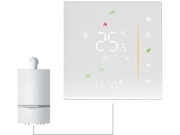 Termostato Inteligente, Programável Para Aquecimento, Com Controle Por Voz.