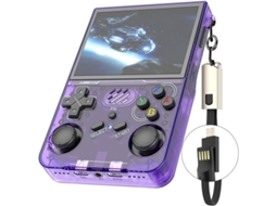 Console Portátil Retrô com Mais de 20.000 Títulos Clássicos, Tela Ips de 3,5 Polegadas, 64gb AQUAFORGE