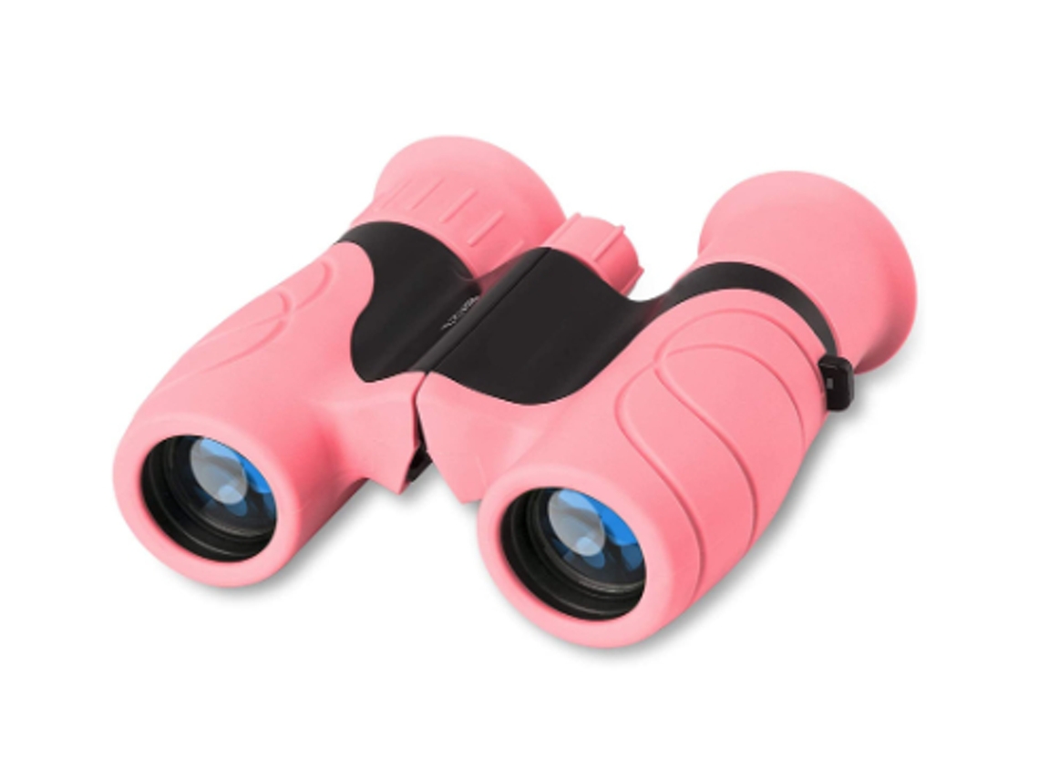 Binóculos Para Crianças 8x21 Meninos E Meninas Binóculos Infantis Compactos Para Observação De Pássaros Caminhadas Camping Viagens Bestvite (rosa)