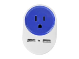 Adaptador De Corrente Viagem Laxiscreed Com Entradas Para Japão E Portos Usb Duplos