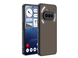Capa Ultrafina Com Impressão De Textura De Fibra De Carbono Para Nothing Phone 3a
