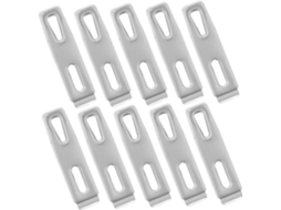 Conjunto De 10 Prendedores Aço Inoxidável À Prova Vento Para Pendurar Meias E Roupas, Porta Lenços Umedecidos