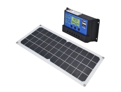 Painel solar KIMISS 10W com exaustor controlador 10A KIMISS