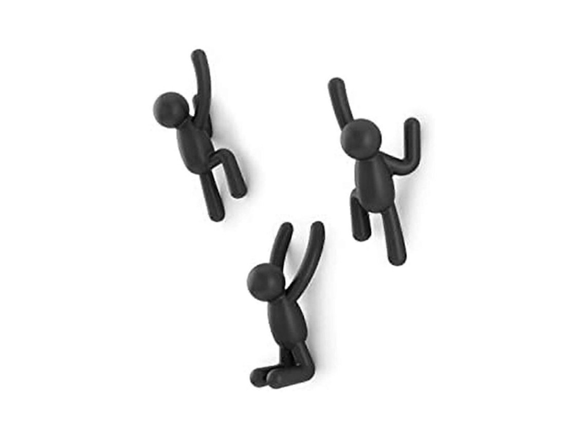Gancho de Parede com Desenho Animado para Porta de Parede, Cabide de Parede, 3 Peças BRILVIBERA