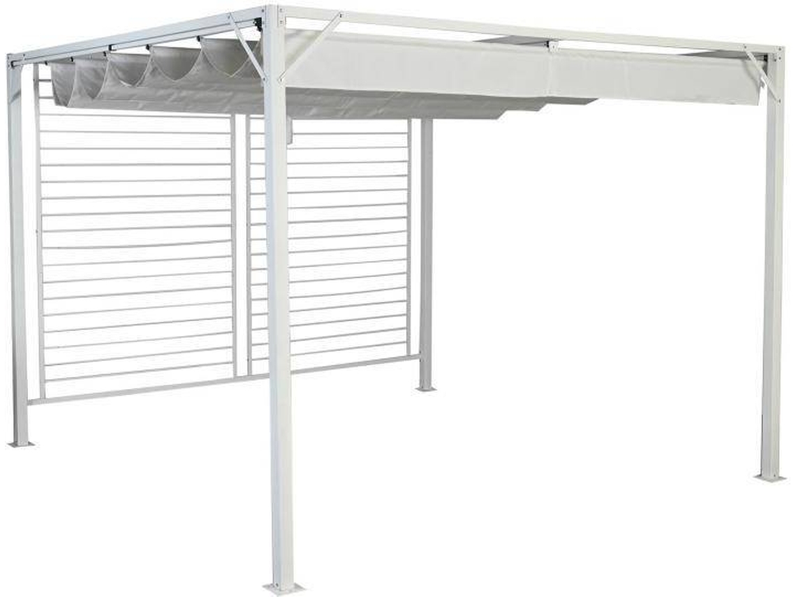 Pérgola Ajustável ITEM (Branco - 296x296x225 cm)