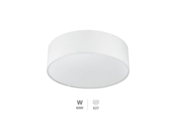 Candeeiro de Teto Gemena em Tecido 2Xe27 Branco GSC