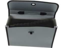 Organizador de Arquivos A4 Expansível com Vários Bolsos, Pacote Portátil para Arquivamento Documentos 33,00 X
