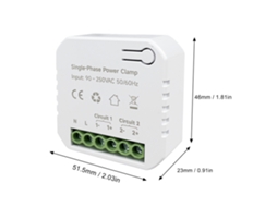 Laxiscreed Medidor De Energia Wifi Bidirecional Compatível Com Zigbee E Tuya App