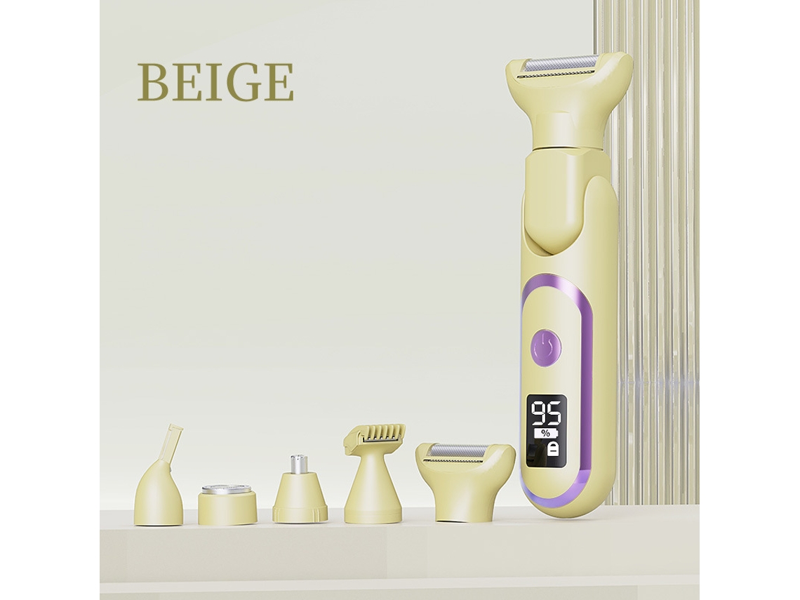 Aparador Elétrico Feminino para Biquíni 5 em 1 Bege AQUAFORGE