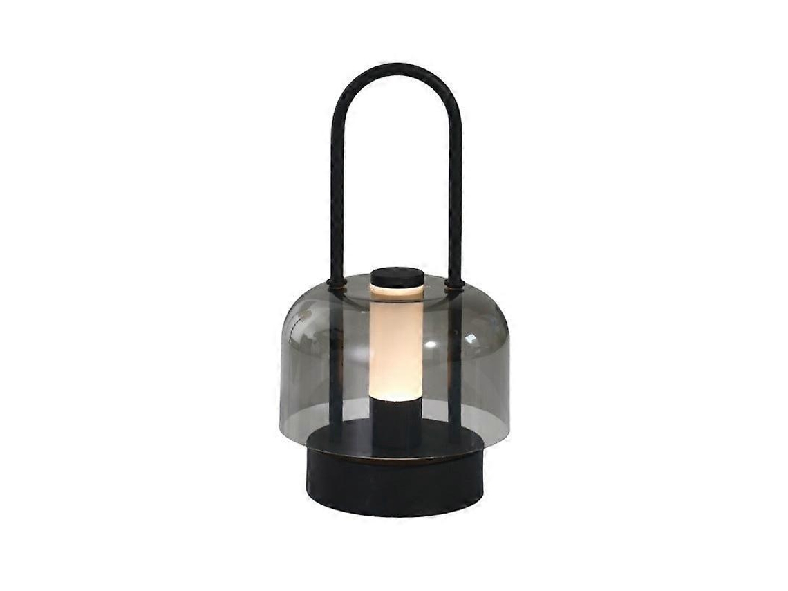 Lanterna Led Recarregável Preta Elosung Com Controle De Toque E Brilho, Carregamento Usb Olysi Shop