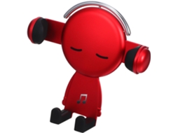 Suporte Para Celular Veicular Com Estampa De Desenho Animado Vermelho