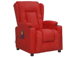 Massage Chair, Massage Chairs Vidaxl Vermelho Couro Artificial