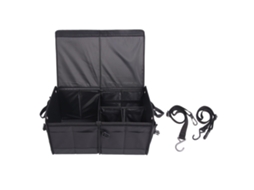 Organizador De Porta-malas Para Carro Caixa De Armazenamento Plegável Multifuncional Com Tampa Para Carro Suv Sedan