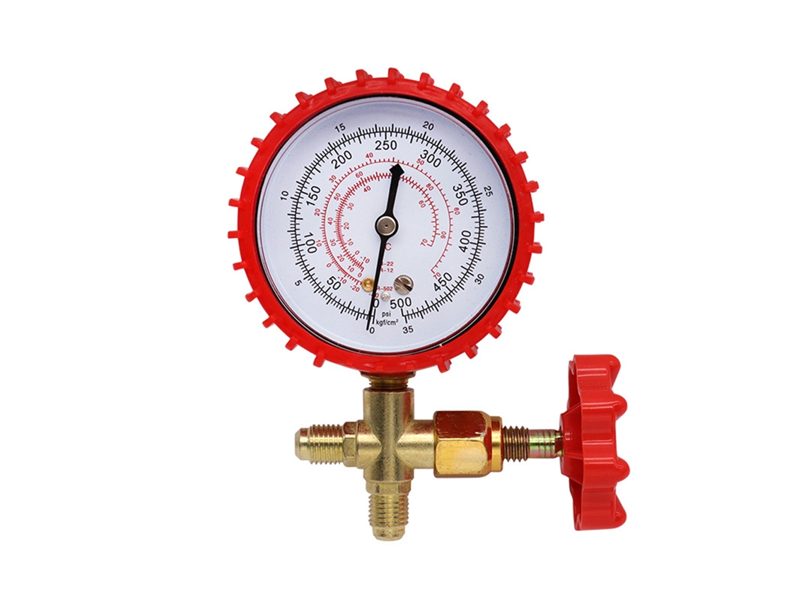 Medidor de Pressão para Ar Condicionado Dual Valores Ferramenta de Manutenção Refrigerante R22 R134 R404