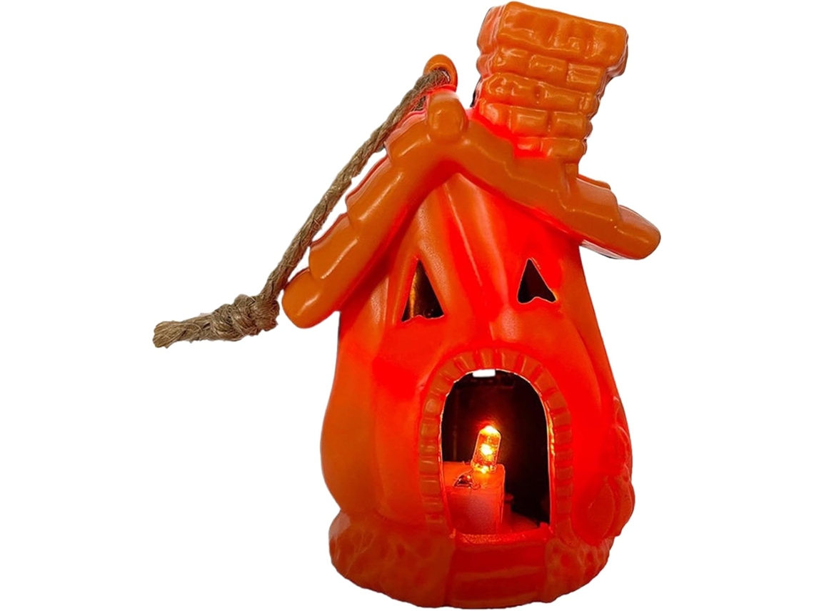 Decorações De Halloween Com Luzes Para Criar Uma Atmosfera Aconchegante Em Uma Casa Assombrada |