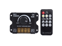 Controlador de Dimmer para Tiras Led com Controles Sem Fio 14 Teclas Dc5v 24v S/MARCA