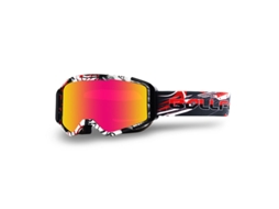 Óculos De Motocross, Esqui, Mx, Off-road, Motocicleta, Ciclismo Ao Ar Livre, Quadriciclo, Óculos Para Motocross, Armação Vermelha, Lente Rosa