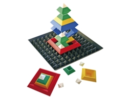 Brinquedo De Quebra Cabeça Eduplay Quebra Cabeça Triangular Com Conjunto Básico De 25 Peças