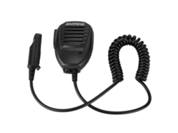 Melhor Microfone Portátil À Prova Dágua Com Lâmpada Para Walkie Talkie Bf A58/bf Uv9r E Bf 9700 Brilvibera (preto)