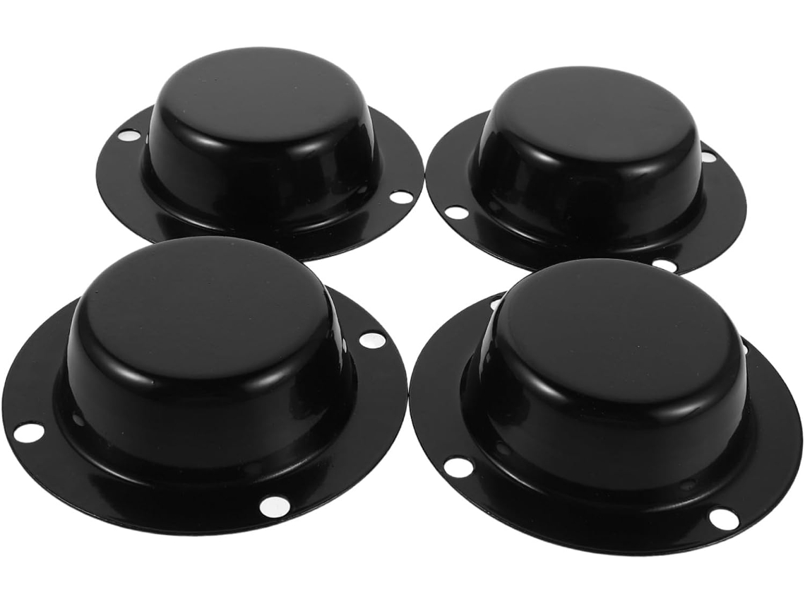 Conjunto de 4 peças de protetores decorativos para conchas Centrais de Rhodes.