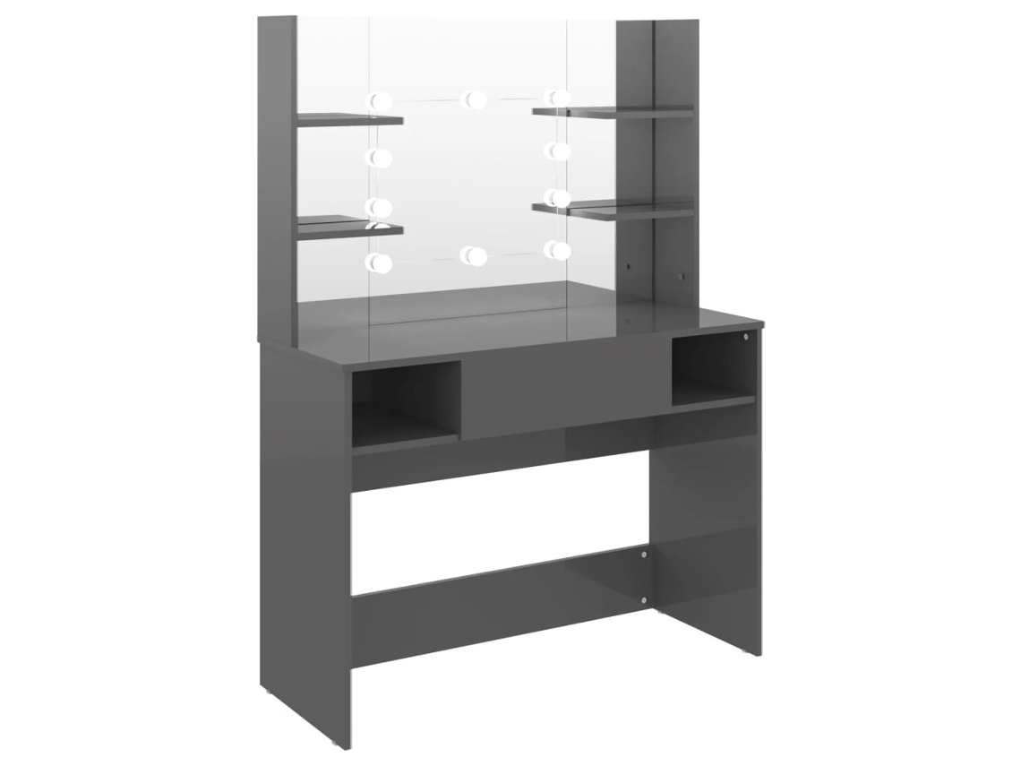 Makeup Table, Makeup Tables Vidaxl Cinzeto Mdf (n/a)