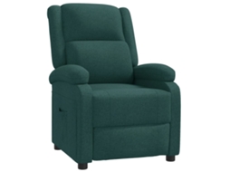 Recliner Chair, Recliner Chairs Vidaxl Verde Tecido