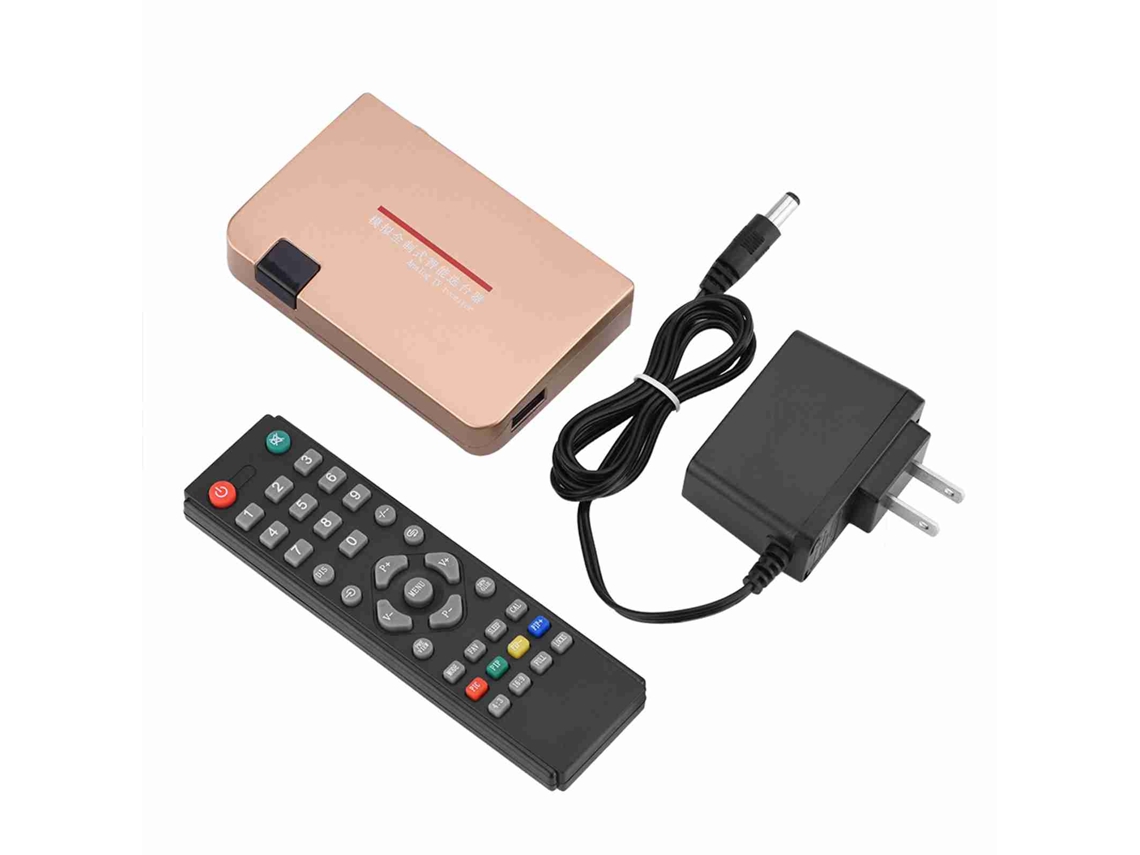 Conversor De Rf Para Hdmi Adaptador Receptor De Tv Analógico Com Controle Remoto