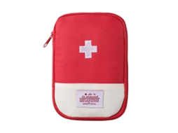 Bolsa Para Medicamentos Mini, Vazia, Para Emergências, Vermelha, Pequena