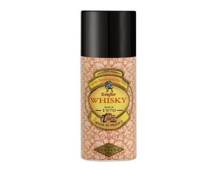 Desodorante em spray aromático com aroma de uísque, Evaflor 150 ml