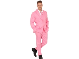 Terno Engraçado Rosa Suave Masculino