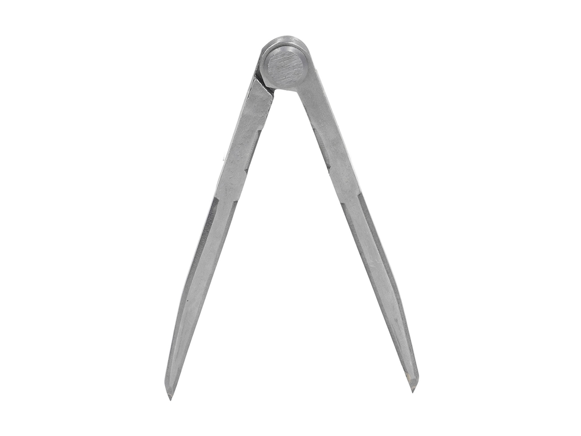 Divisor de Padrão Reto Aço Carbono Alta Dureza Resistente Ao Desgaste Ajustável 150mm Ferramenta de Desenho com Bússola para Artistas