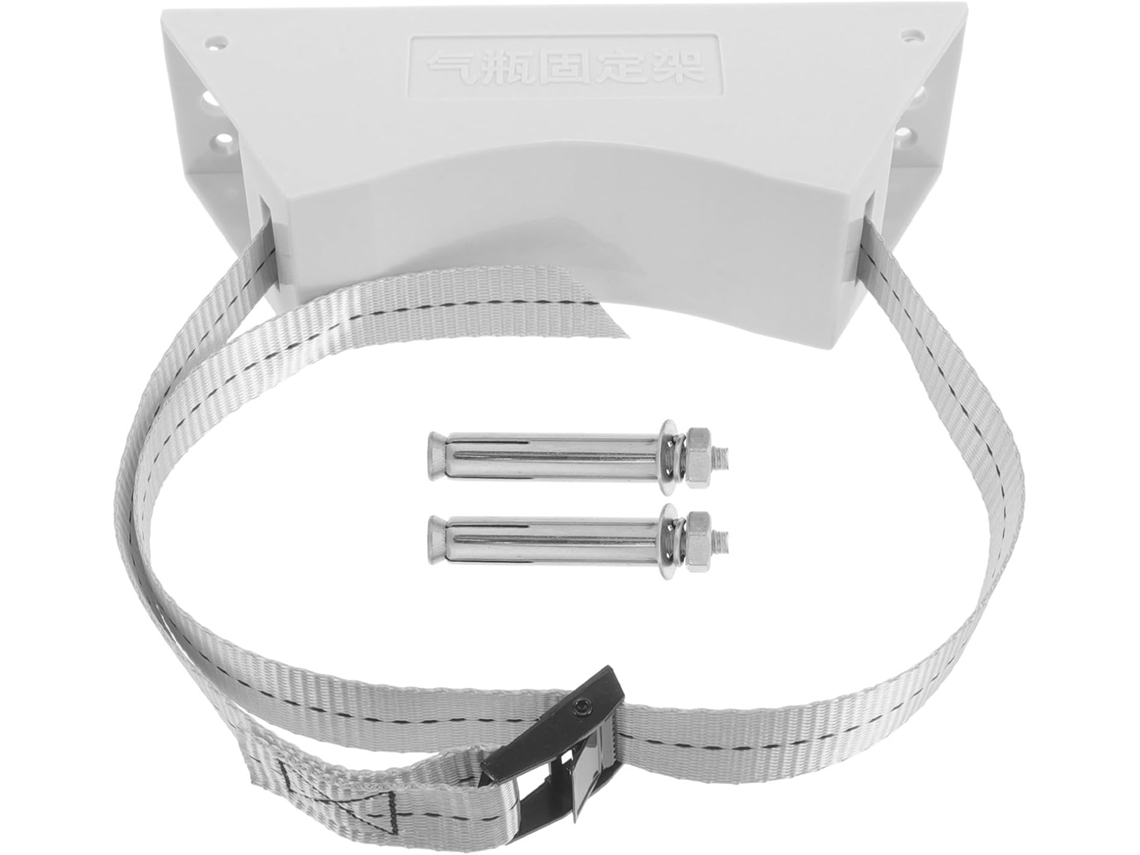 Suporte Para Cilindro De Gás Mikinona 40 Litros, Com Alça Ajustável Para Montagem Na Parede, Suporte De Plástico Cinza