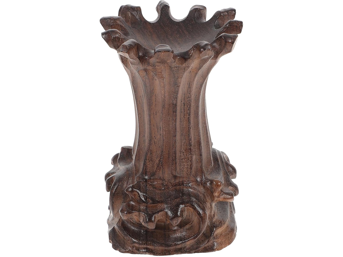Suporte Madeira Marrom Cristal Ornamental Natural Ecológica Design Simples Elegante Decoração Fotografia Bola GOKOCO