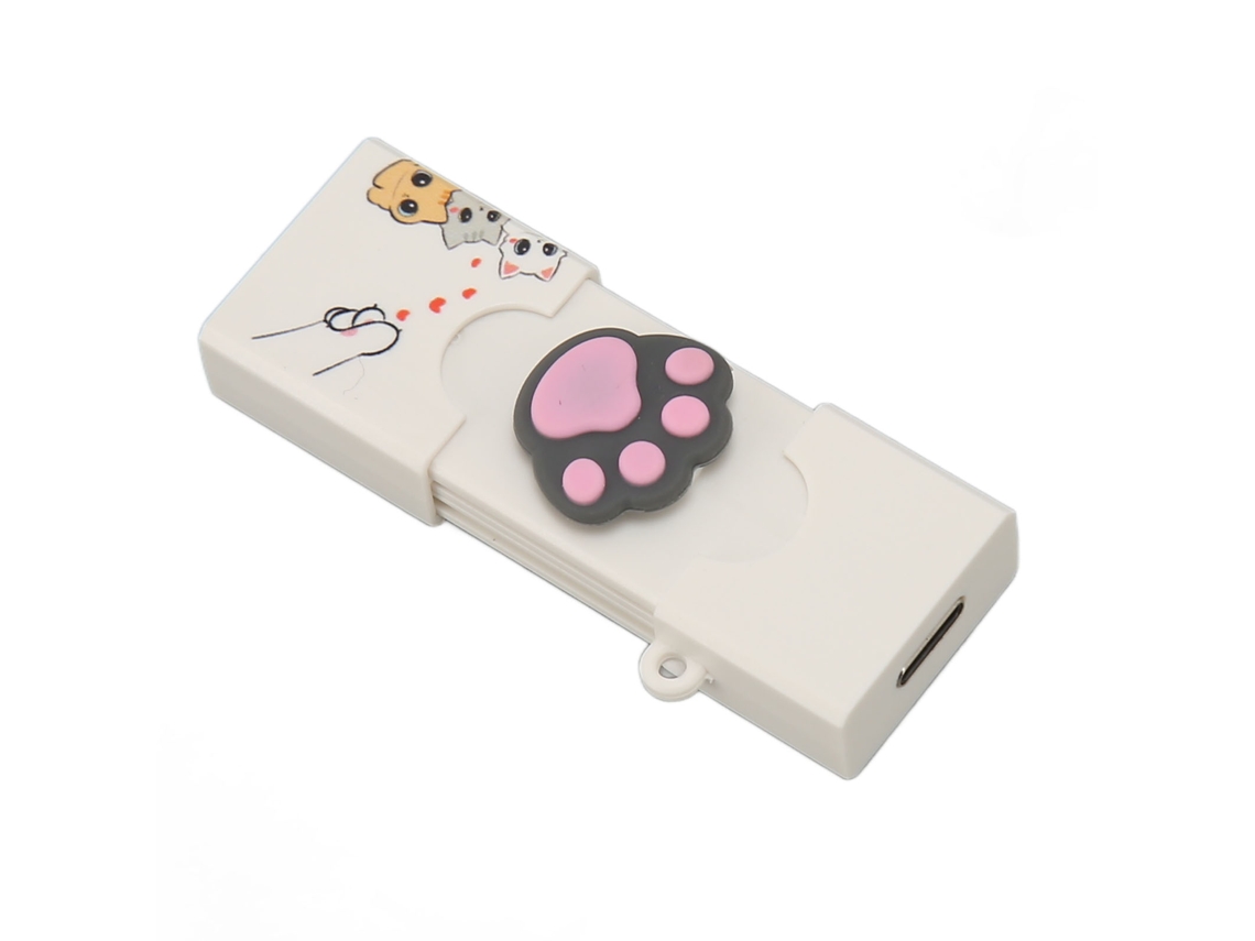 Pen Drive LAXISCREED 32gb Usb Dual Pata Gato Rosa
