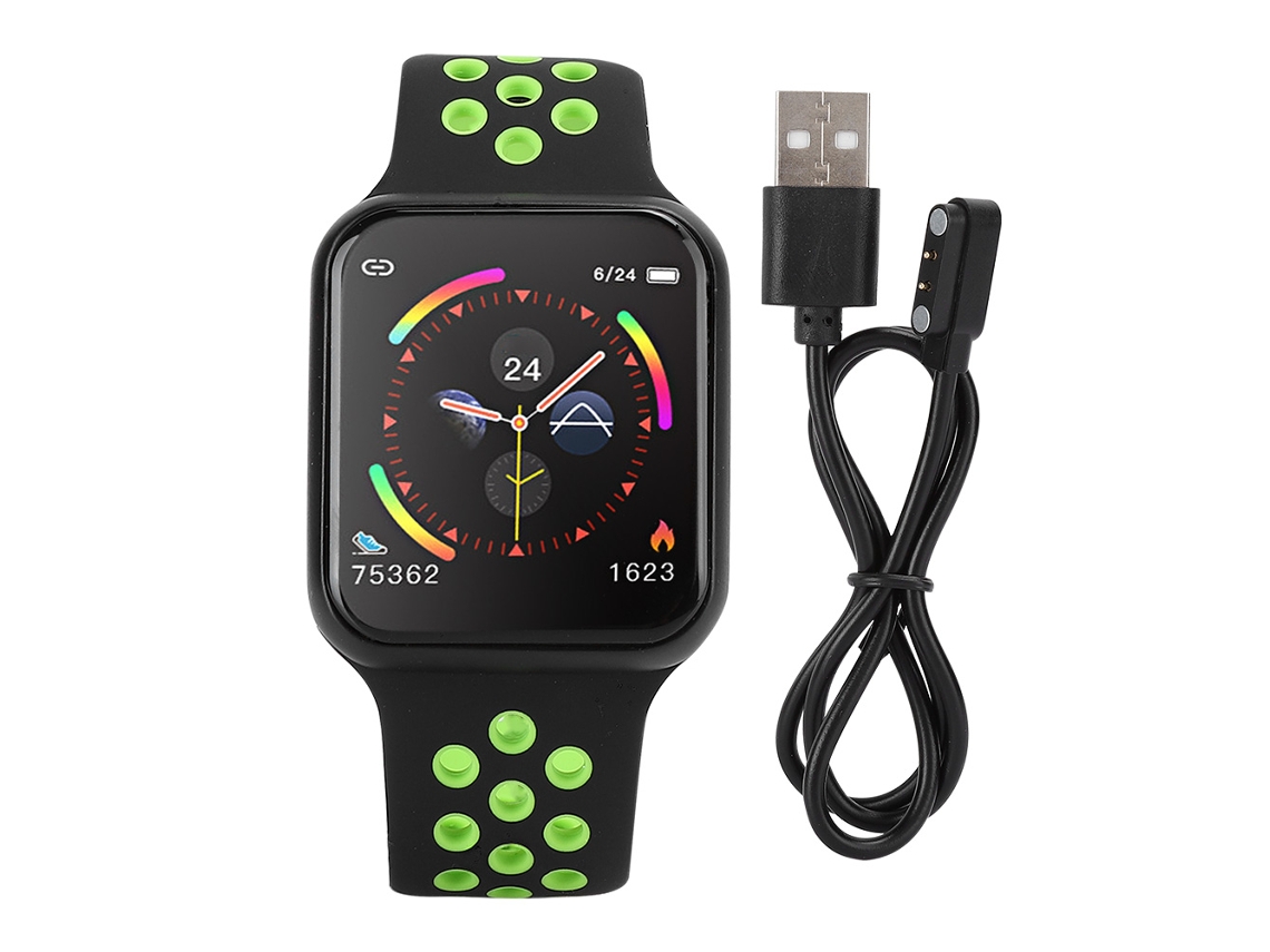 Pulseira Inteligente F9 com Controle Táctil, Monitor de Frequência Cardíaca e Pressão Arterial | S/MARCA