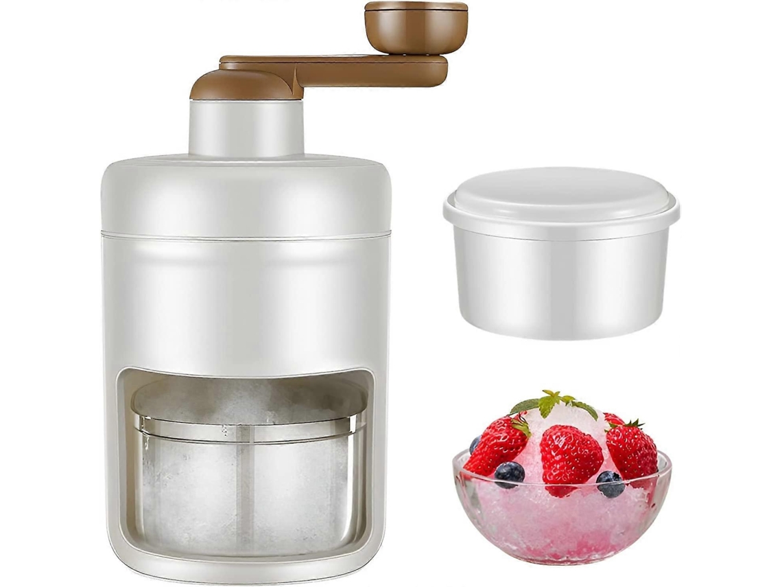 Triturador De Gelo, Raspador De Gelo, Máquinas De Raspadinha Portáteis Premium PENGDSJE (brancas)