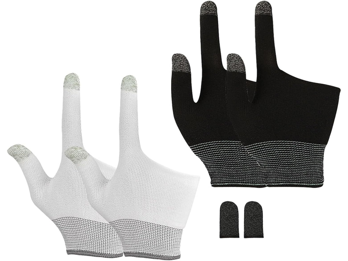 3 Pares De Dedeiras De Nylon E Grafeno