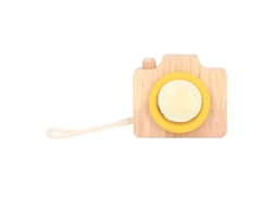 Mali brinquedo de Lente Prismática com Efeito de Olho de Abelha Estilo Câmera Portátil Amarelo