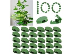 100 Clips De Fixação Para Plantas Trepadeiras Autoadesivos Invisíveis Para Parede Indoor E Outdoor