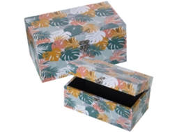Caixa Decorativa DRW (2 Unidades - Multicor)