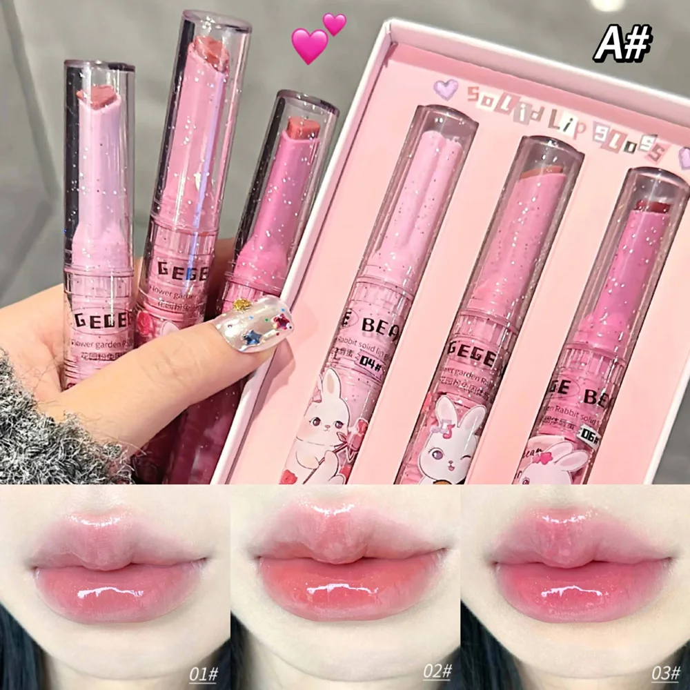 Gloss Labial Sólido, Hidratante E De Longa Duração.