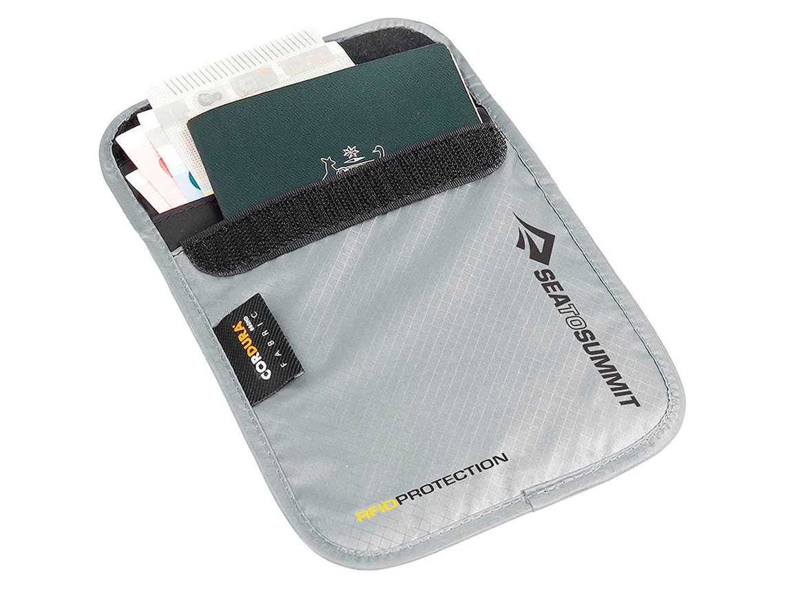 Cartera de cuello RFID cinza Seatosummit